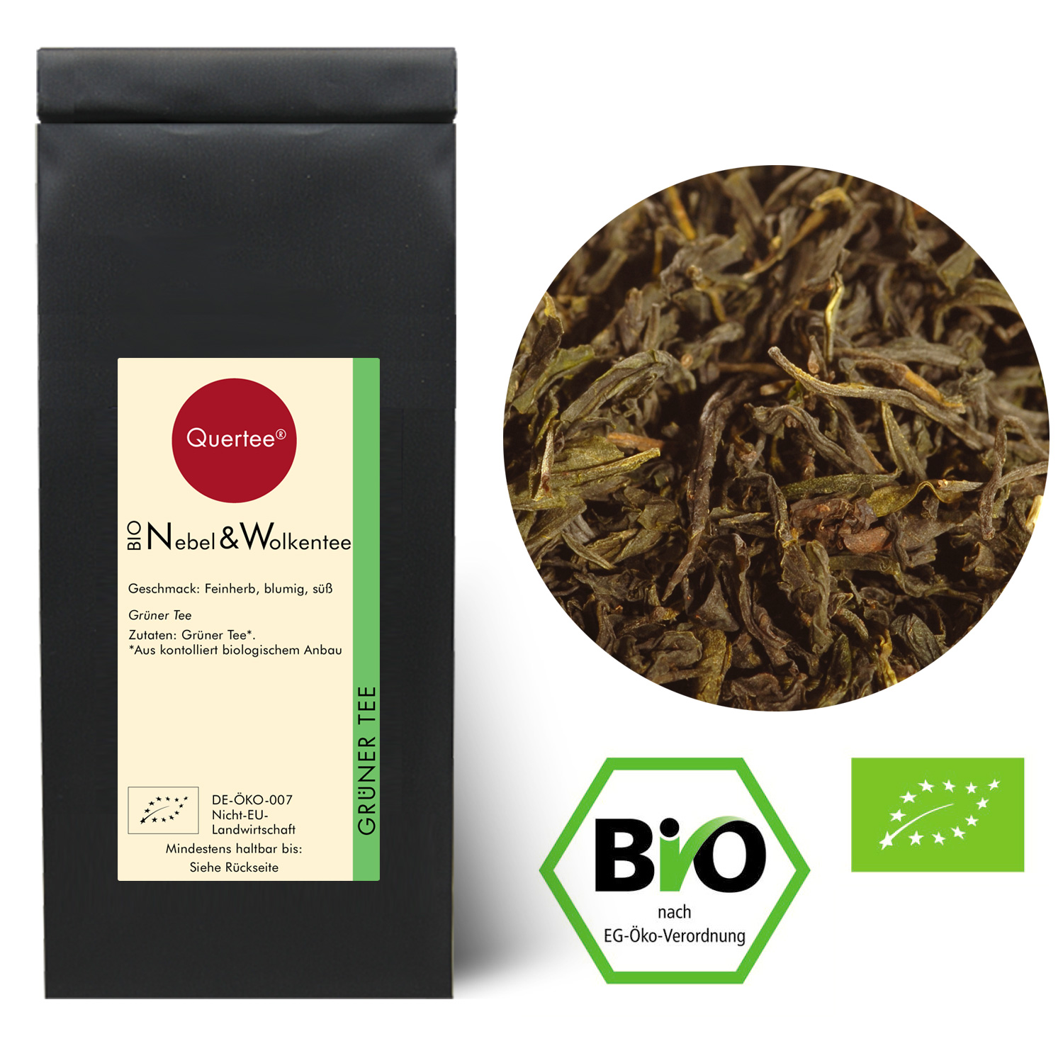 Bio - Grüner Tee - China "Nebel und Wolkentee" - Feinherb, blumig, süß